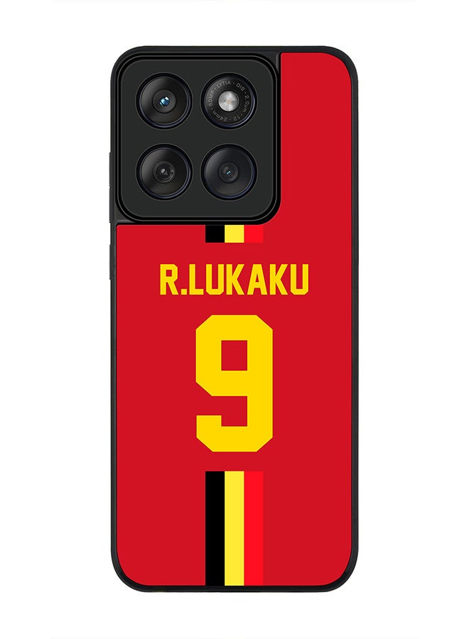 Stylizedd For Motorola MOTO Edge 60 Fusion/ Edge 60 Case,Slim fit Camera Protection, Shockproof Thin Phone cover  - Football - Belgium,  R.Lukaku - Image 1