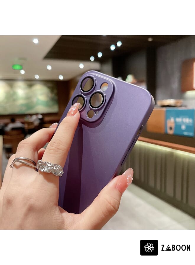 Zaboon Protective Case Cover For iPhone 14 Oily Feel PC Shockproof Protective - Image 3