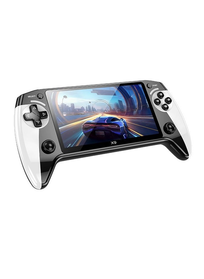 B NEW 2025 X9 Handheld Game Console, 5.5'' HD Display Retro Gaming Console with 10 Emulators, Built-in 3000 Classic Games, Supports TV Output, Portable Video Game Player for Kids & Adults - Image 1