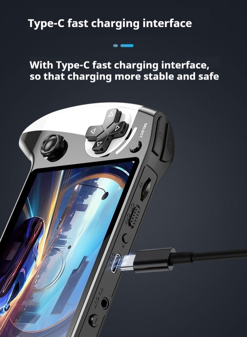 B NEW 2025 X9 Handheld Game Console, 5.5'' HD Display Retro Gaming Console with 10 Emulators, Built-in 3000 Classic Games, Supports TV Output, Portable Video Game Player for Kids & Adults - Image 5