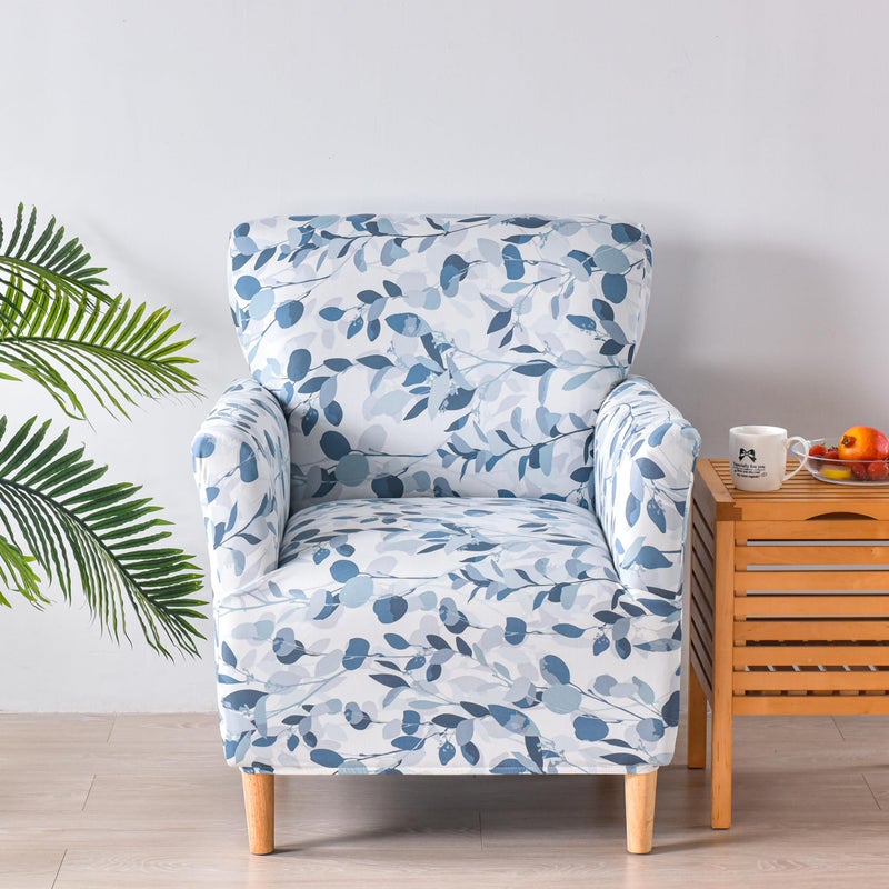 LiveGo Stretch Mid Century Modern Armchair Slipcover 1-Piece Jacquard Accent Chair Covers with Arms Soft Waterproof Chair Slipcovers for Living Room Furniture Protector Office (Color C) - Image 1