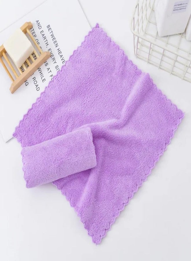 AD COLLECTION Face Towel/Handkerchief/Rumal/Hankey Microfiber Small Size -Soft and Super Absorbent Printed Face Towels for Women's, Kids and Newborn Babies - Set of 12, 25x25 CM Multi Color - Image 3