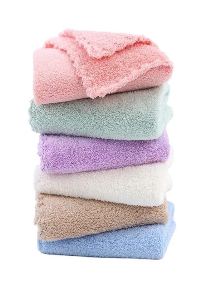 AD COLLECTION Face Towel/Handkerchief/Rumal/Hankey Microfiber Small Size -Soft and Super Absorbent Printed Face Towels for Women's, Kids and Newborn Babies - Set of 12, 25x25 CM Multi Color - Image 1