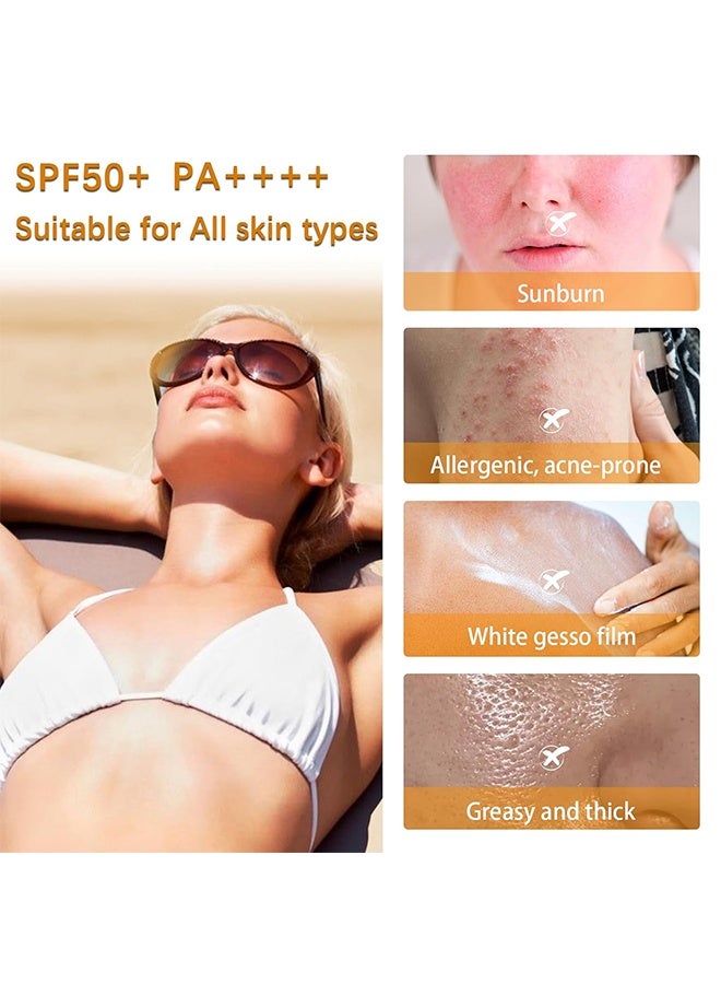 DEROL Cotton Soft Sun Stick,  Sun SPF50+ PA++++, UV Protection Sun Stick, Non-Sticky Water-Resistant, for Face Body All Skin Types, No Eye Irritation, Outdoor & Daily Use - Image 3