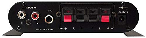 Pyle Power Home HiFi Stereo Amplifier - 90 Watt Portable Dual Channel Surround Sound Audio Receiver w/ 12V Adapter - For Subwoofer Speaker, MP3, iPad, iPhone, Car, Marine Boat, PA System - PFA300 - Image 3