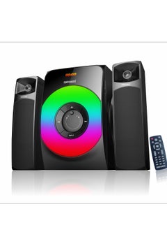 Mediatech MediaTech 2.1 Stereo Speaker, 65 Watt, Bluetooth , Optical input , SD , USB, AUX , Remote, Optical cable (3M) , RCA Cablel, MT-5619/ Black (1 Year Warranty)  - Image 1
