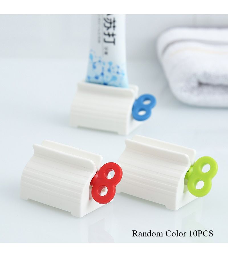 Manual Rotary Toothpaste Lotion Squeezer 5 Pcs Random Color for Home Travel Camping - Image 4