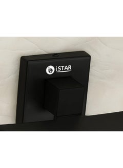 iSTAR iSTAR Stainless Steel Square Soap Dish Holder for Bathroom Soap Case for Home (Pack of 1, Black)  - Image 3