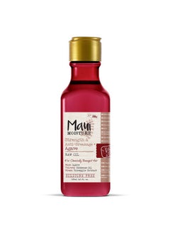 MAUI MOISTURE Maui Moisture Strength & anti-breakage + agave raw oil, 4.2 oz  - Image 1