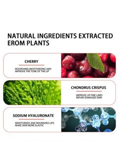Charm Kiss 20Pcs Moisturizing Lip Mask Lip Sleep Mask Reduces Lip Lines And Restores Moisture Lip Mask Effectively Nourishes The Lip Skin Gel Treatment Lip Masks Plumping Lips Mask Lip Care Products (Red)  - Image 2