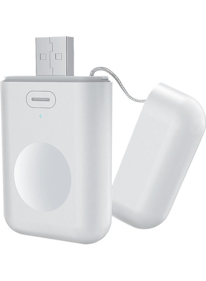 Raxoom Portable Wireless Charger 1000Mah Power Bank For Apple Watch White - Image 3