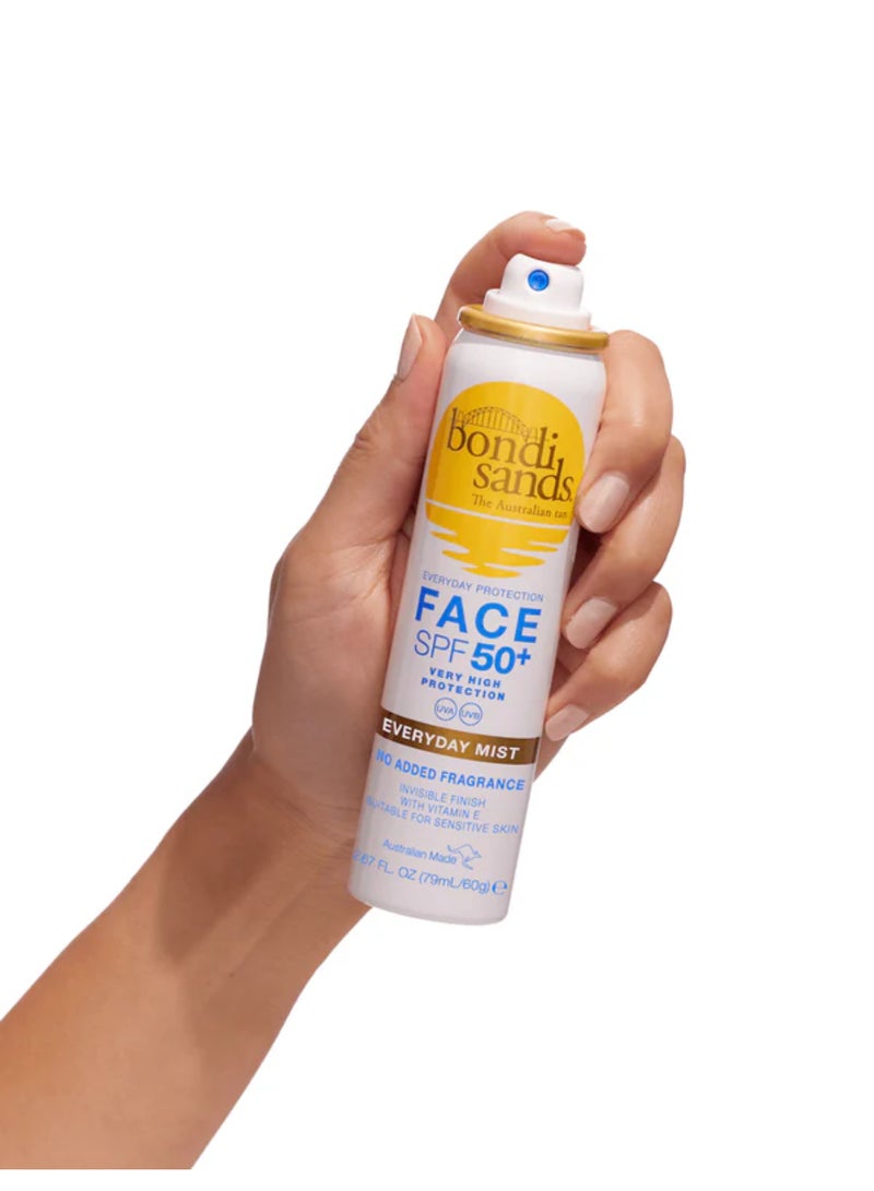 BONDI SANDS Continuous Spray SPF 50+ Sunscreen Mist - Quick, Even Application for Hard-to-Reach Areas, Fragrance-Free for Sensitive Skin (160 g) - Image 4