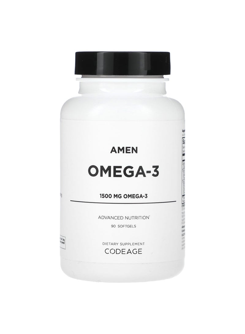 Codeage Amen, Omega-3, 90 Softgels (750 mg per Soft Gel)