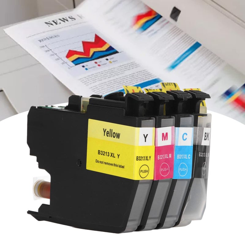 4 Color Printer Ink Cartridge Replacement 4 Pack Compatible With Dcp J572dw - Image 3