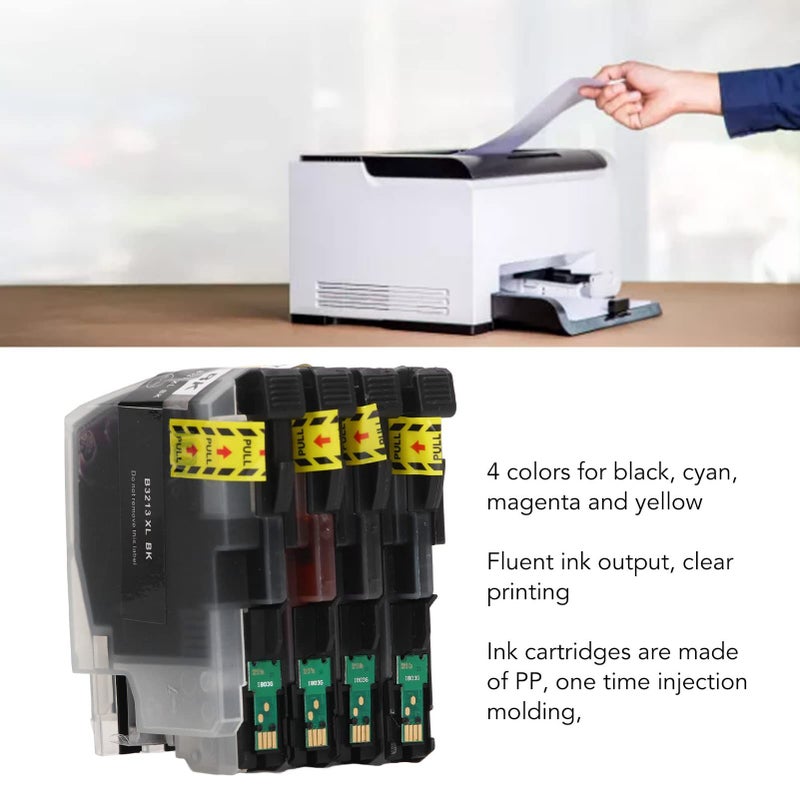 4 Color Printer Ink Cartridge Replacement 4 Pack Compatible With Dcp J572dw - Image 4