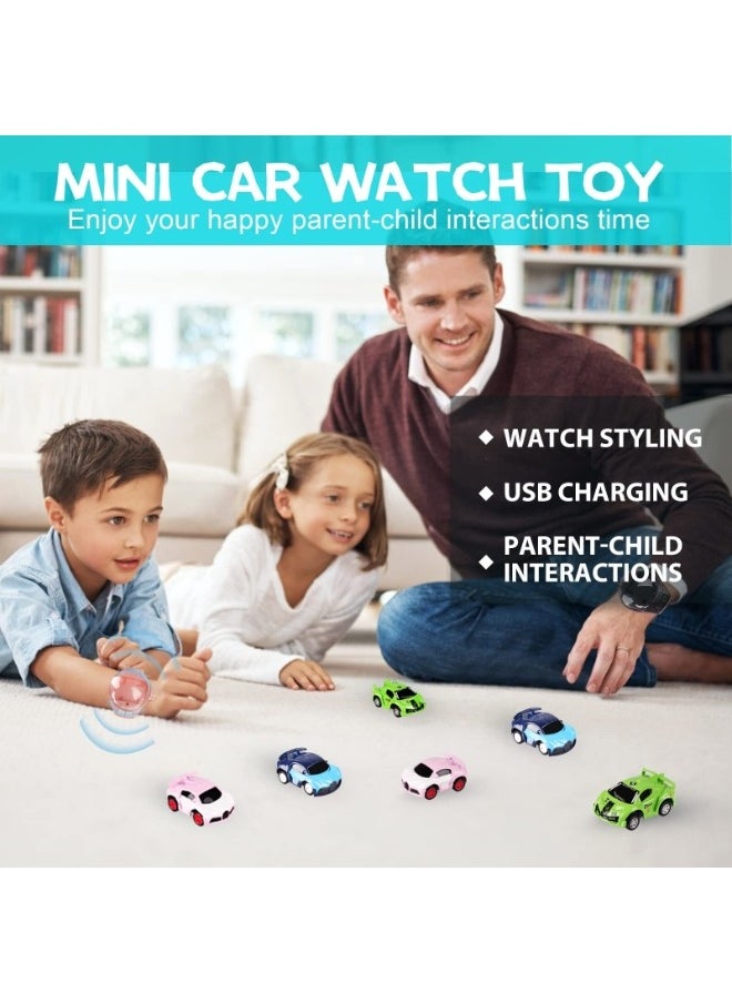 REOCLE Remote Control Car Watch Toys Mini Racing Cars Wrist Toy RC Small Car Interactive Outdoor Birthday Gifts for Boys and Girls  - Image 3