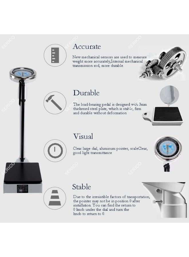 أوميغا ميزان OMEGA RGZ-200 ميكانيكي – دقيق ومتين للاستخدام الشخصي والمنزلي - Image 3