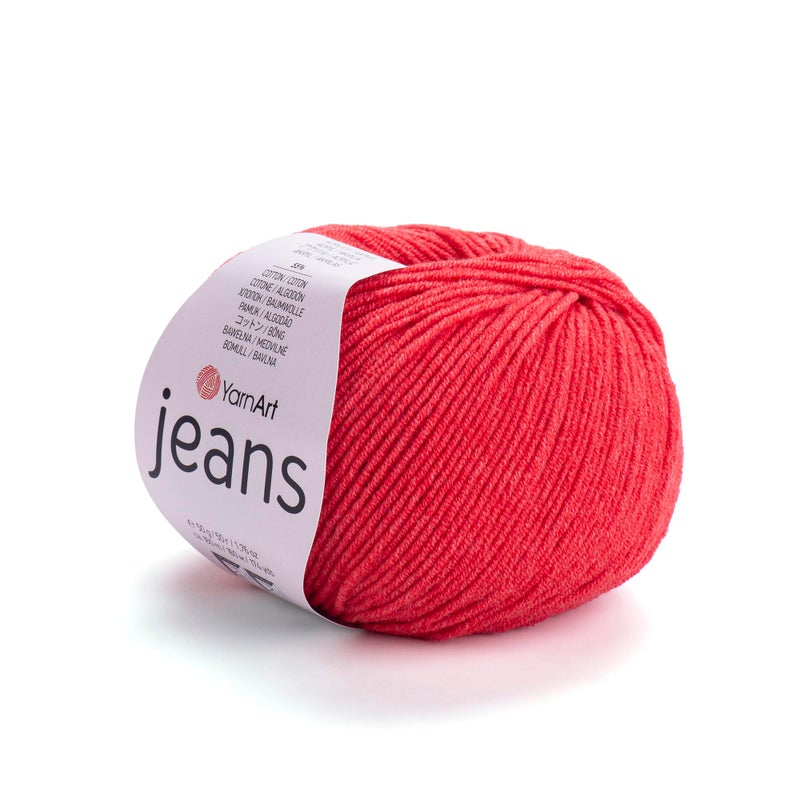 YarnArt Yarnart Jeans Yarn Amigurumi Cotton Yarn Cotton Yarn Crocheting Knitting Yarn amigurumi Cotton Yarn Turkish Yarn 55 Cotton  45 PAC Poliacrylic Color 26