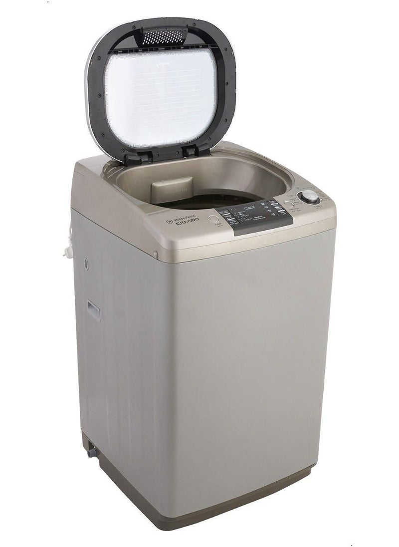 White Point - Top Loading Washing Machine, 14 Kg, Silver - WPTL14DGSCM - Image 1