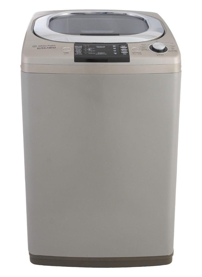 White Point - Top Loading Washing Machine, 14 Kg, Silver - WPTL14DGSCM - Image 1