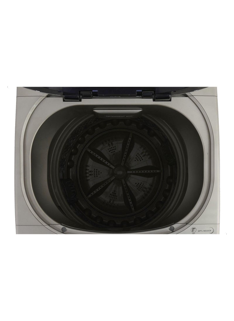 White Point - Top Loading Washing Machine, 14 Kg, Silver - WPTL14DGSCM - Image 1