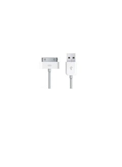 Generic USB Data Cable Compatible with iPad 2 and 3, iPhone 4 and 4 3G and iPod Nano White White 