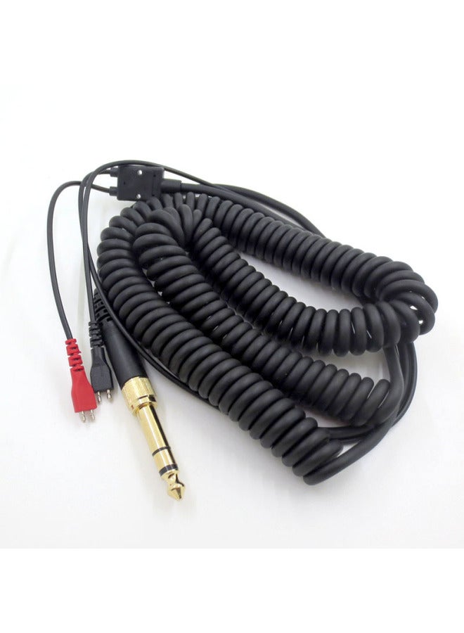 Audio Cable For Sennheiser Hd25 Hd560 Hd540 Hd430 Hd250 Headphones - Spring Wire-Length:Stretch 5 M  - Image 3