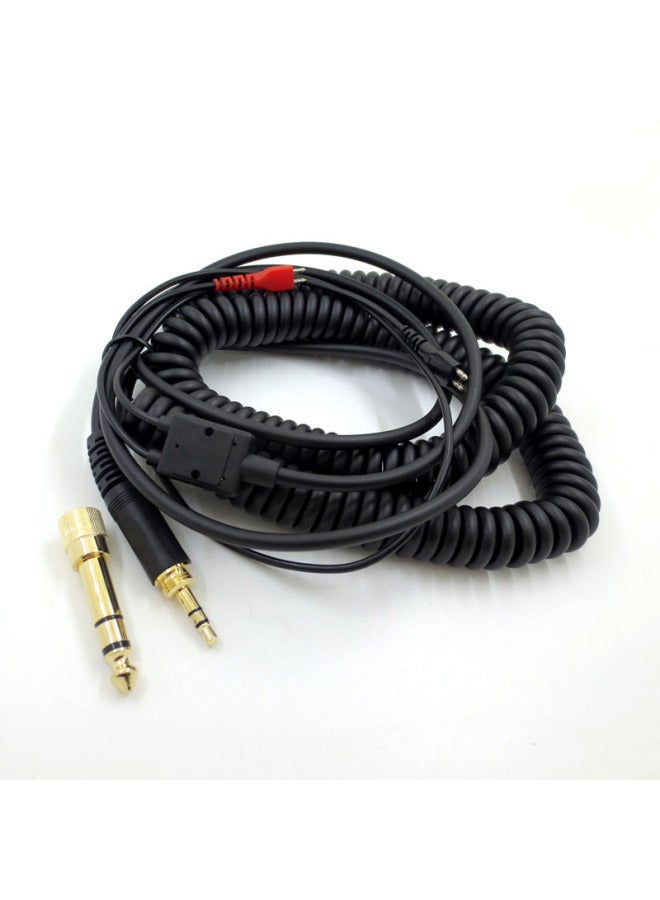 Audio Cable For Sennheiser Hd25 Hd560 Hd540 Hd430 Hd250 Headphones - Spring Wire-Length:Stretch 5 M  - Image 2