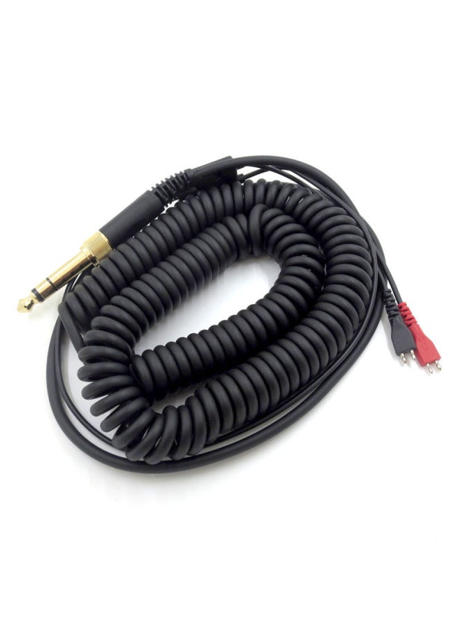 Audio Cable For Sennheiser Hd25 Hd560 Hd540 Hd430 Hd250 Headphones - Spring Wire-Length:Stretch 5 M  - Image 4