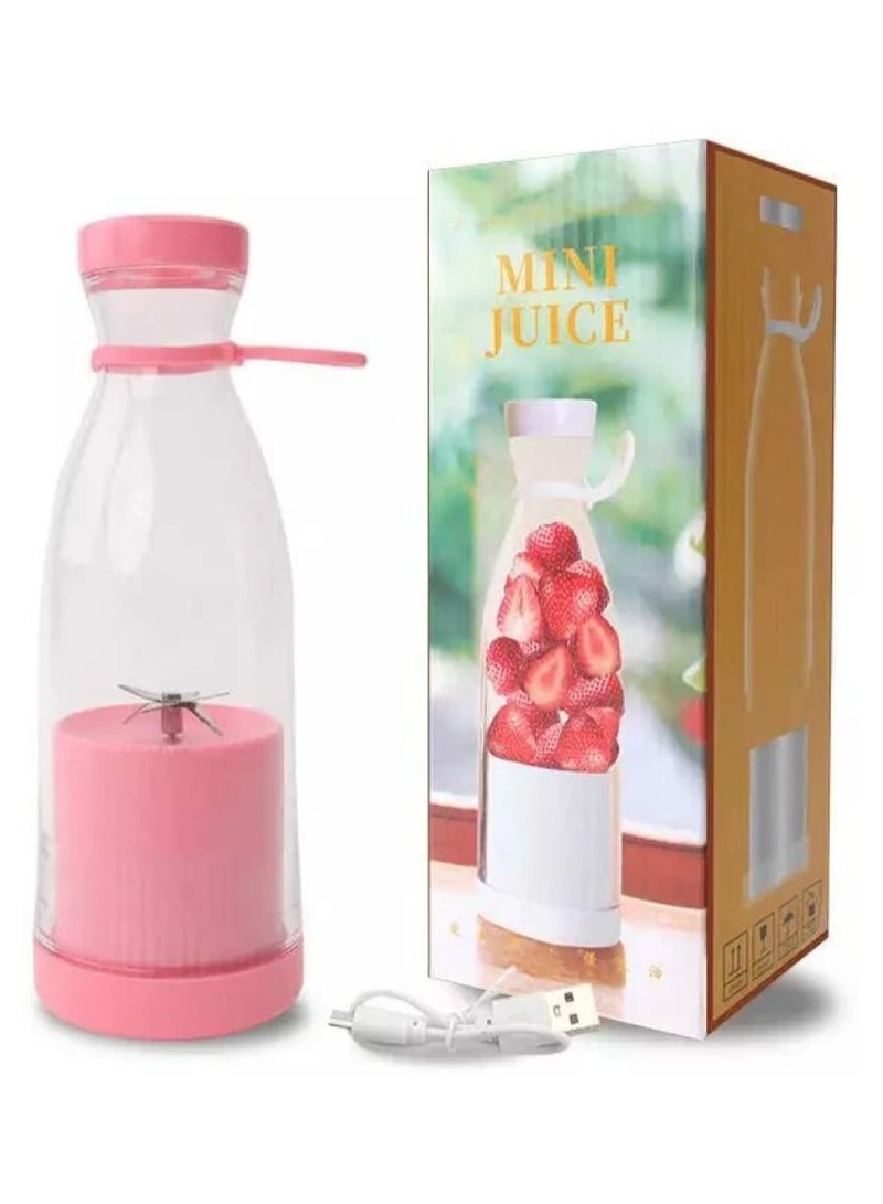 DubaiGallery Fresh Juice portable blender mini fruit mixer Smoothie Maker With Wireless Charg - Image 1