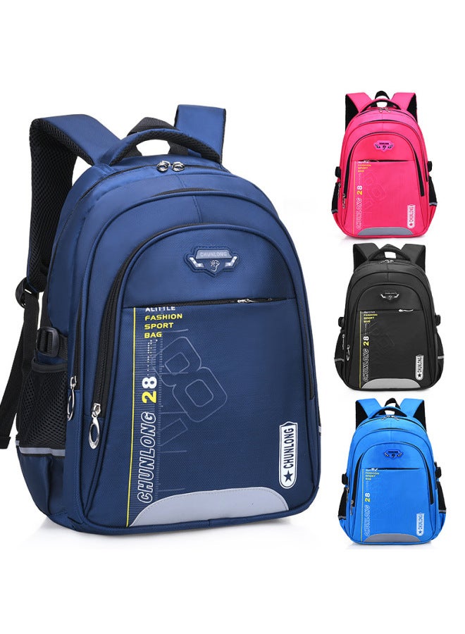Children's Schoolbag Primary School Male 1-3-6 Grade Children's Backpack Backpack Children's Primary School Schoolbag Wholesale-Color:Rose Red  - Image 2