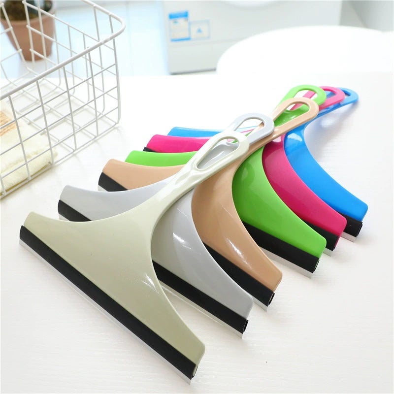 Glass Cleaner Household Bathroom Table Mirror Silicone Wiper Floor Scraper Cleaning Tool Window Cleaner - Image 3