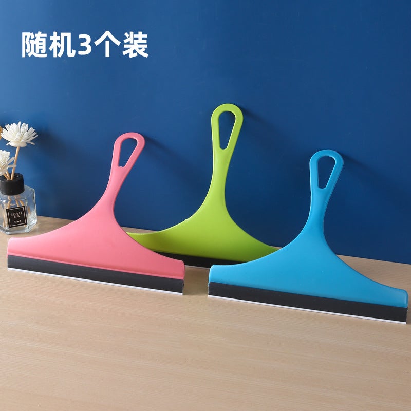 Glass Cleaner Household Bathroom Table Mirror Silicone Wiper Floor Scraper Cleaning Tool Window Cleaner - Image 1