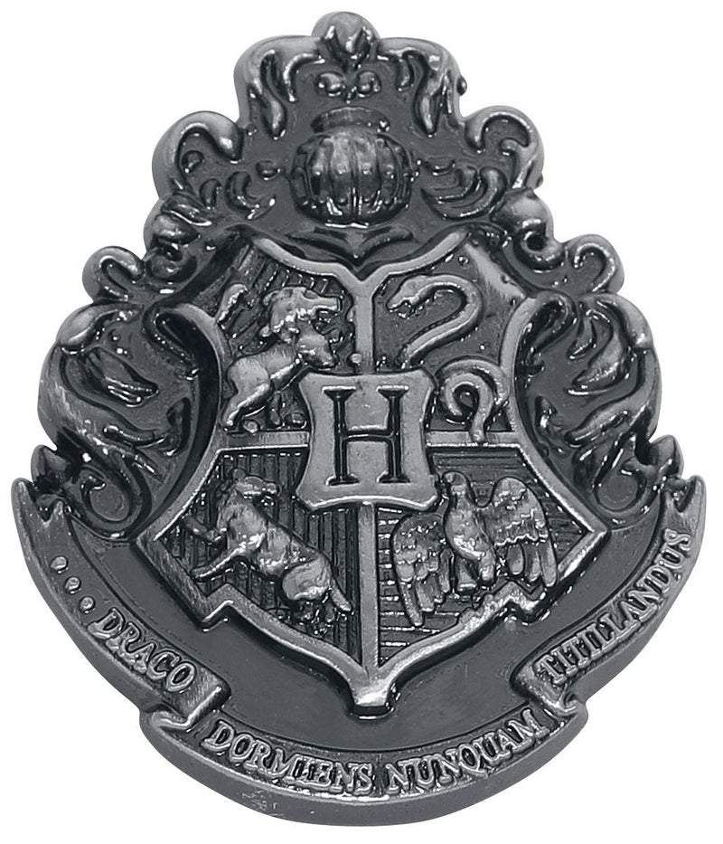 Harry Potter Hogwarts School Crest Pewter Lapel Pin - Image 2