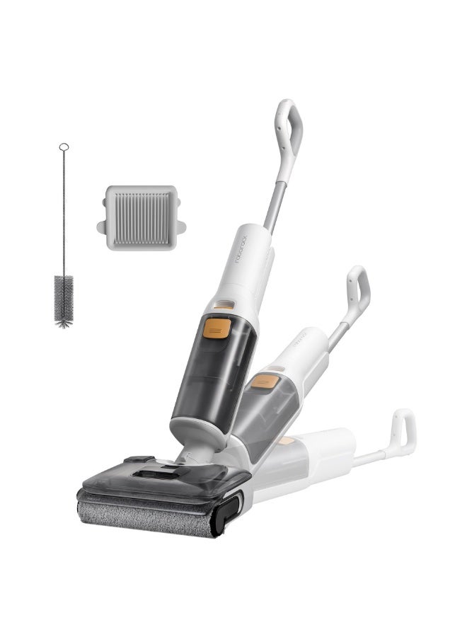 Roborock F25 RT Cordless Wet Dry Vacuum Cleaner,180° Lie-Flat Floor Cleaner Machine,90°C Edge to Edge Self-Cleaning,Vacuum Mop All in One,40Mins Runtime Electric Floor Cleaner 20000 Pa for Home - Image 1