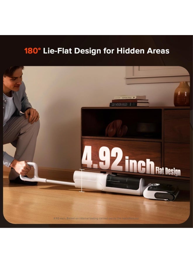Roborock F25 RT Cordless Wet Dry Vacuum Cleaner,180° Lie-Flat Floor Cleaner Machine,90°C Edge to Edge Self-Cleaning,Vacuum Mop All in One,40Mins Runtime Electric Floor Cleaner 20000 Pa for Home - Image 5