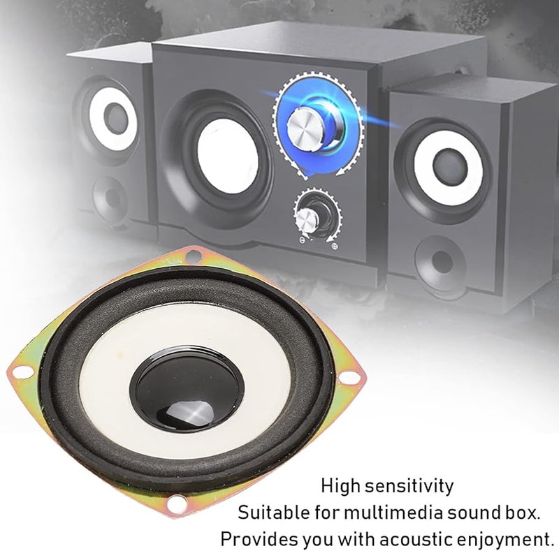 2 Pcs 3 Inch 4 Ohm 5W Full Range Woofer Speaker Driver For DIY Multimedia Sound Box - Image 3