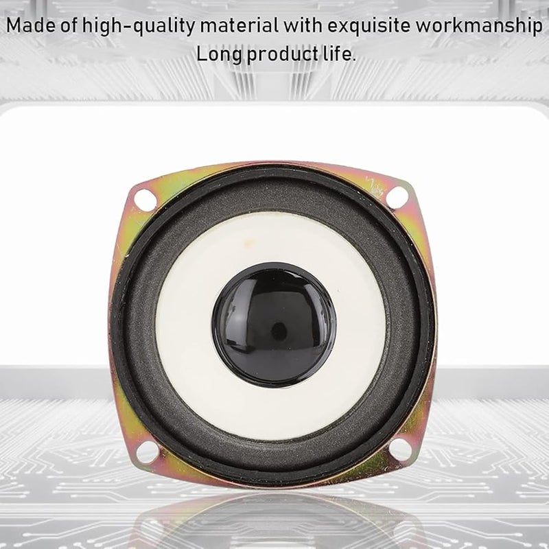 2 Pcs 3 Inch 4 Ohm 5W Full Range Woofer Speaker Driver For DIY Multimedia Sound Box - Image 4