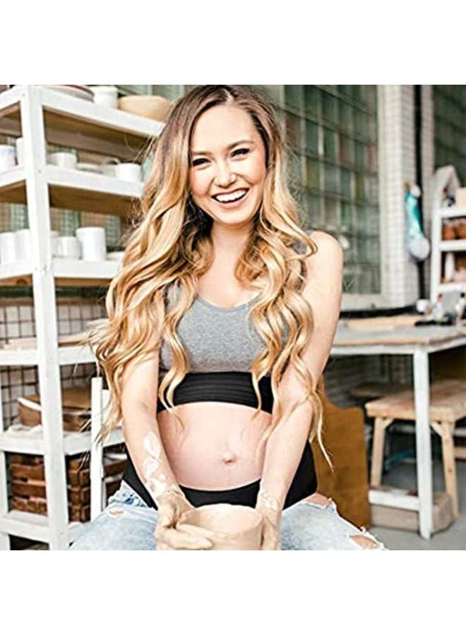 Generic TSLBW Pregnancy Support Belt Maternity Belt Lumbar Back Support Waist Maternity Belly Bands and Support for Birth Preparation Labour Relieve Back Pelvic Hip Pain (M L XL XXL) (L)  - Image 4