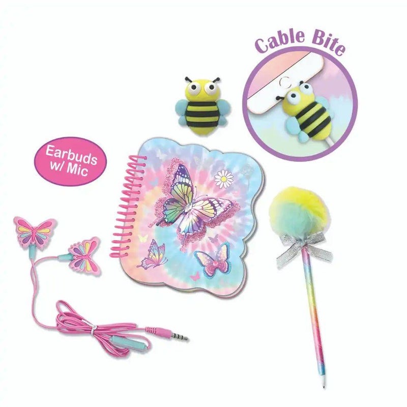 Hot Focus Tie Dye Butterfly Journaltastic Writing Fun Set (4 Pieces) - Image 3