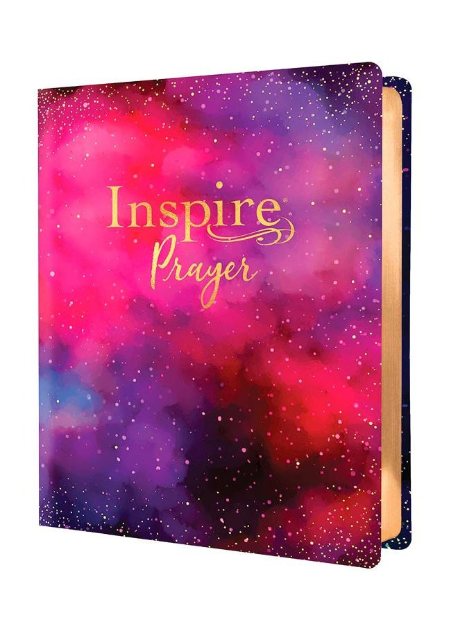 Tyndale Inspire PRAYER Bible Giant Print NLT (LeatherLike, Purple, Filament Enabled): The Bible for Coloring & Creative Journaling - Image 2