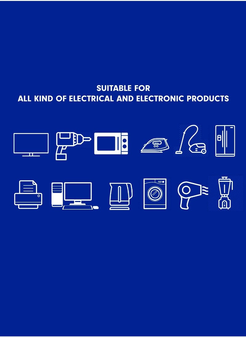 AK KEMCO - Kemco 4 Way Extension Socket Power Cord Power Strip Extention Board Extension Lead With 2 Meter 3 Meter Cable - Image 1