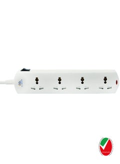 AK KEMCO Kemco 4 Way Extension Socket Power Cord Power Strip Extention Board Extension Lead With 2 Meter 3 Meter Cable  - Image 2