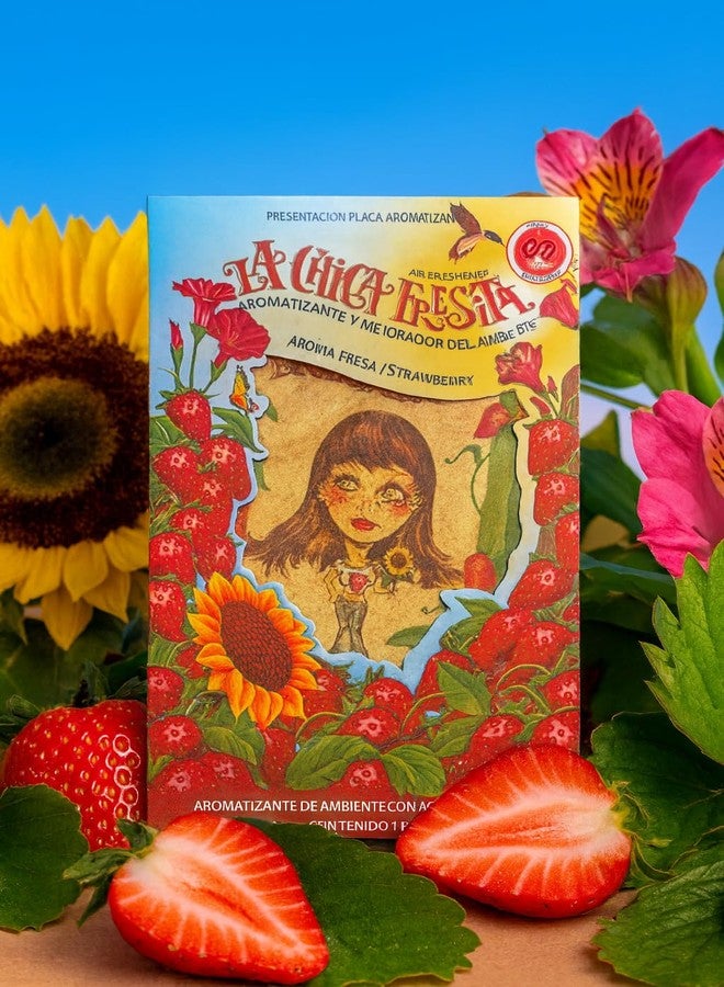 V-Spec 4x Original BODY Edition La Chica Fresita, Automotive Air Freshener, Strawberry, 4 Piece Mexico - Image 4
