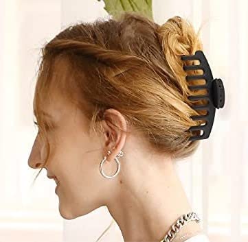 advancedestore Pack of 3 Black Butterfly hair clutchclipsclaws for women and girls Medium - Image 3