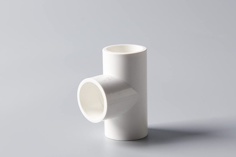 Rainbow Dream 1-1/2 Inch PVC Tee Pipe Fitting Adapter (Socket x Socket x Socket) - 6 Pack, White - Image 4