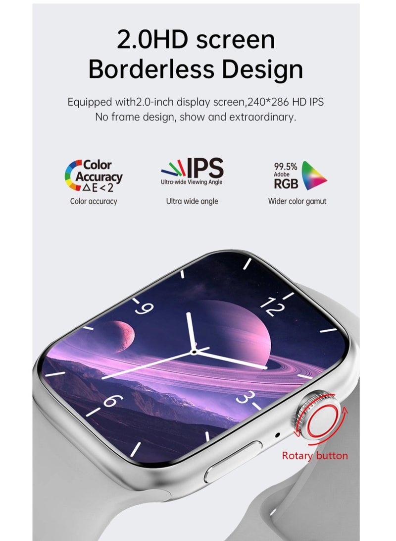 Sports Watch Series 9 AMOLED display Full Screen With Health Fitness Tracker +addition Replacement 41mm-Multicolour - Image 5