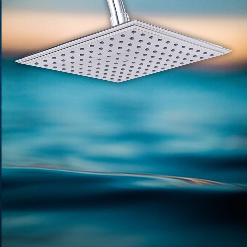 Mila India MILA Sleek Rain Shower MSXX0307CM Shower Head surface with Chrome Rain Shower Head Single Function Rain flow per minute 13L03Mpa16L 05Mpa 210 210mm - Image 1