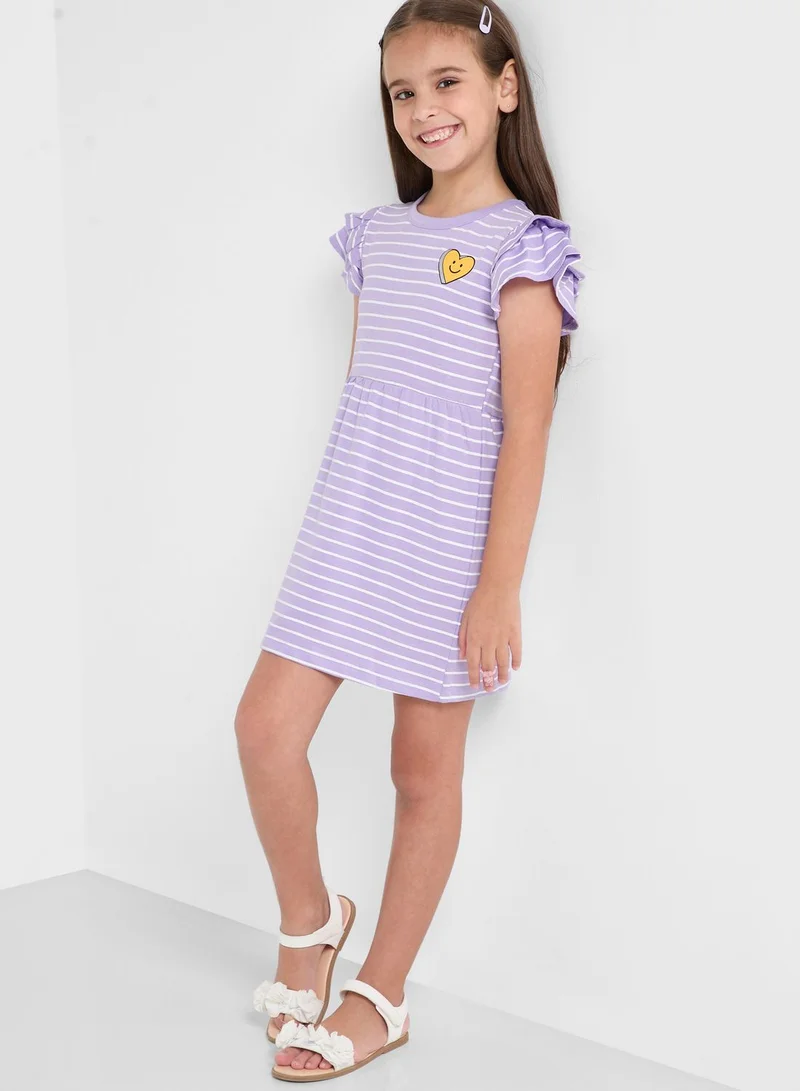 Pinata Striped Casual Knitted Dress