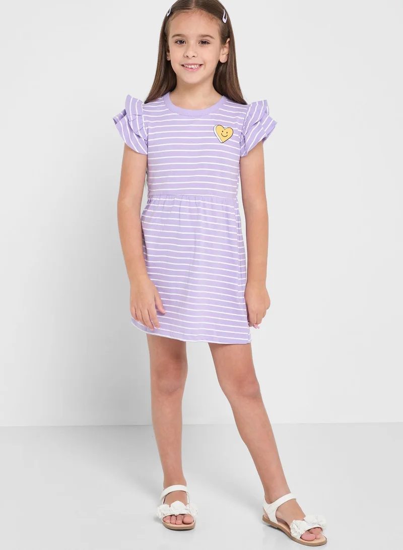 Pinata Striped Casual Knitted Dress